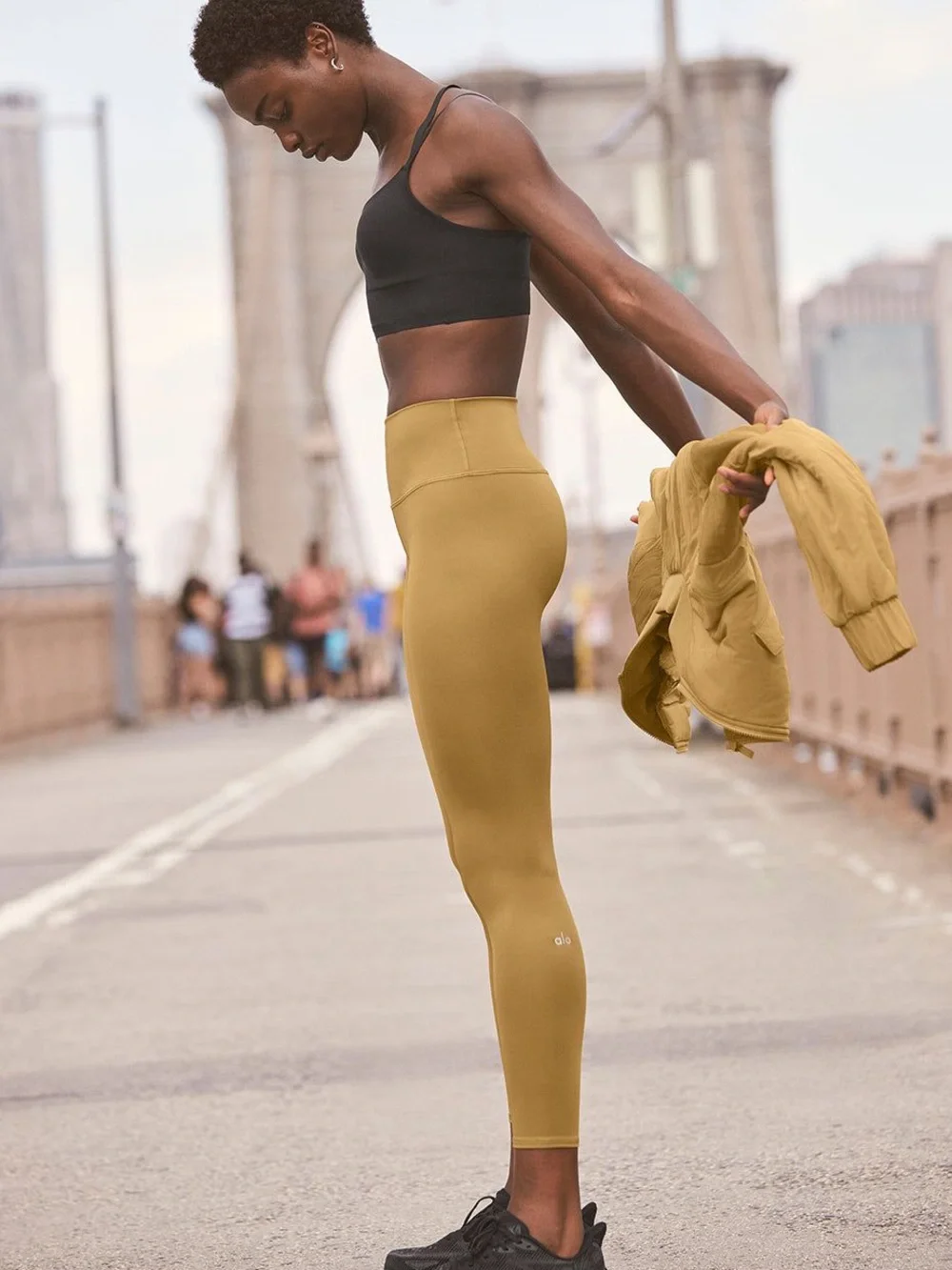 ALO Yoga Golden Olive High-Waist Leggings